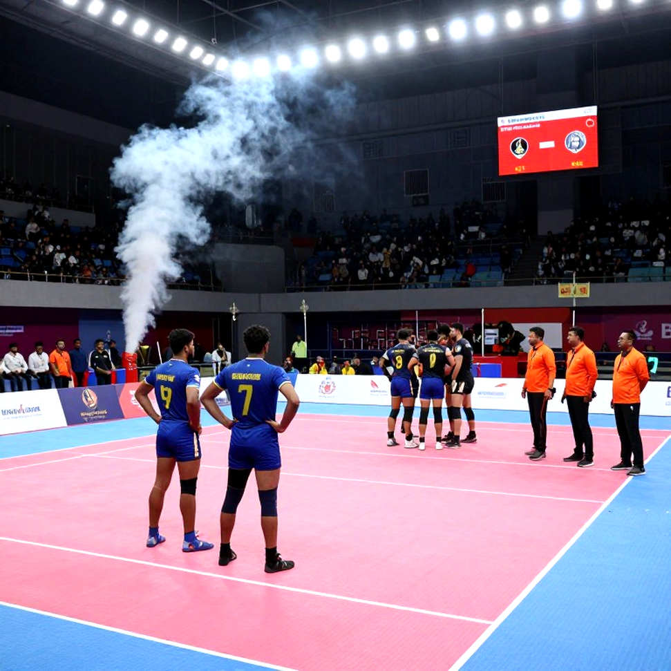 কাবাডি সেমিফাইনালের আগে: 'অপরাজিত' লেখাটা যেটা বলে না, আর ৩০ সেকেন্ডের ঘড়িটা যেটা বলে