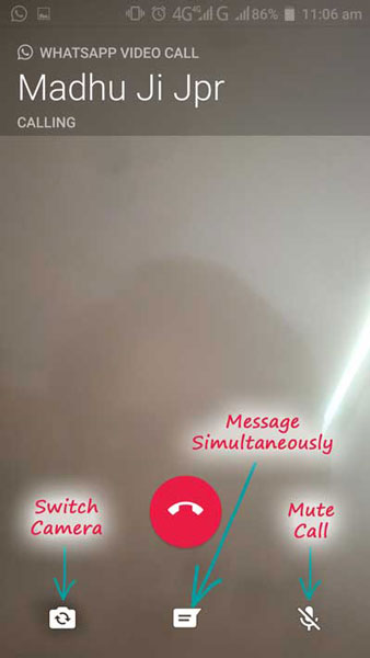 Whatsapp video Calling feature in hindi