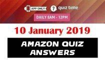 Amazon Quiz Today : 10 January 2019 : पांच सवालों के जवाब दीजिए और जीत लीजिए Sony Home Theatre System